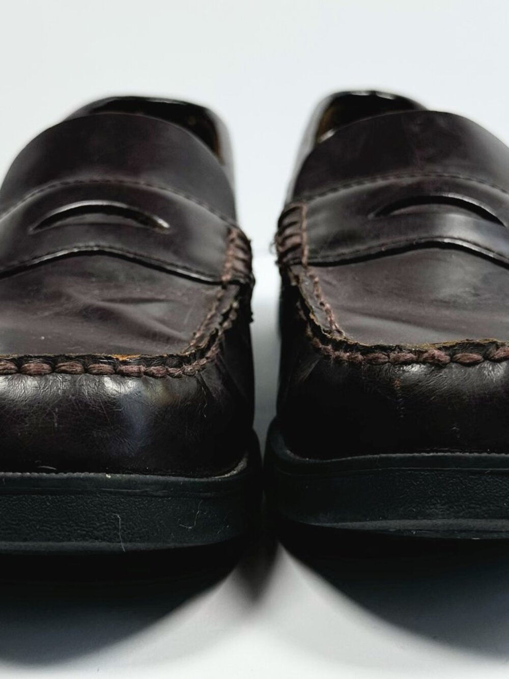 Sperry Top‎ Sider Boys Burgundy Colton Penny Loafer Dress Shoes Size 6.5M - Picture 9 of 16